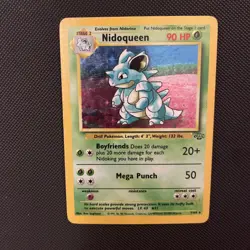 Pokemon TCG Nidoqueen Holo Rare Unlimited Jungle 07/64 NM/LP - Image 1