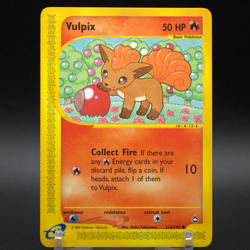 Vulpix 116/147 Aquapolis Regular 2002 Pokemon TCG Vintage WOTC - Image 1