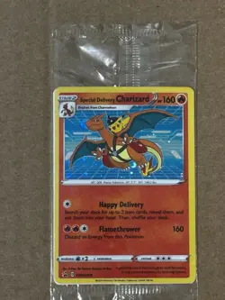Special Delivery Charizard SWSH075 Sealed Promo Sword & Shield Holo - Image 2