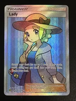 Lady SV86/SV94 Pokemon Hidden Fates Full Art Ultra Rare Holo NM - Image 1