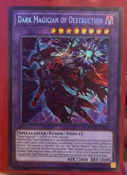 Dark Magician of Destruction MZMU-EN011 1st Edition Secret Rare Yu-Gi-Oh NM/M - Image 1