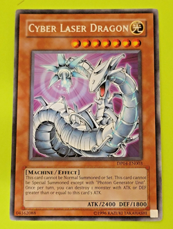 Yu-Gi-Oh Cyber Laser Dragon Rare DP04-EN003 Nm - Image 1