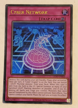 Yu-Gi-Oh Cyber Network Ultra Rare LEDD-ENB20 - Image 1