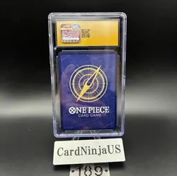 CGC PRISTINE 10 MONKEY D. LUFFY #P-075 SAIKYO JUMP PROMO 2024 ONE PIECE JPN 189 - Image 2