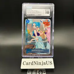 CGC GEM MINT 10 Nefeltari Vivi SR EB02-026 Promotion Pack Ex Vol. 3 ONE PIECE - Image 1