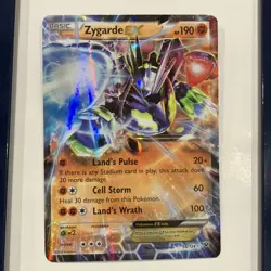 Pokemon Zygarde EX Ultra Rare 54/124 Fates Collide Holo Basic 190HP English Card - Image 1