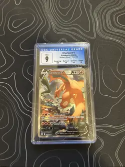 Pokemon Card Charizard V Alternate Full Art Ultra Rare Holo 154/172 CGC 9 - Image 2