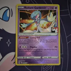 Pokemon TCG Radiant Gardevoir Pokemon Play Prize Pack Series 3 Stamped Card NM - Image 1