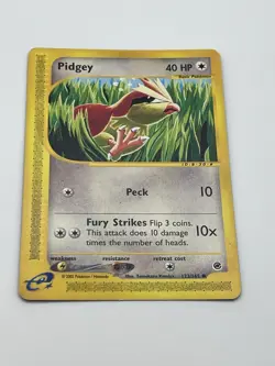Pokemon Pidgey TCG Expedition Non-Holo Card 123/165 LP - Image 2