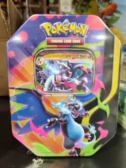 Pokemon Mega Charizard X & Y Collectible Tin Mega Evolution Series Card Storage - Image 2
