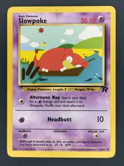 SLOWPOKE - 67/82 - Team Rocket - Pokemon Card - Image 1