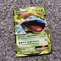 Venusaur EX 1/108 2016 XY Pokemon Evolutions Card TCG Ultra Rare Holo - Image 2