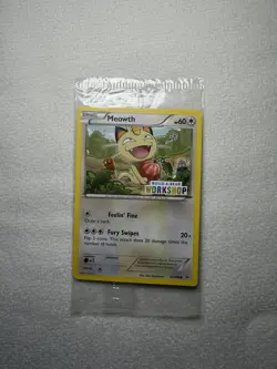 Pokemon Build-A-Bear Meowth Sealed Promo Card - Image 2