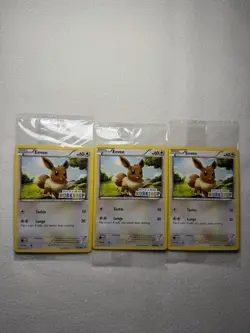 Pokemon Build-A-Bear Evee Sealed Promo Card Bundle - Image 1