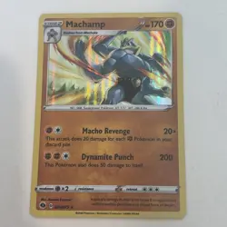 Machamp 026/073 Champion's Path Holofoil Rare Holo Pokemon Card NM - Image 1
