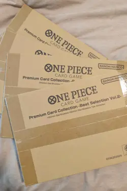 One Piece Premium Card Collection Best Selection Vol.2 English 3 Sealed/1 Opened - Image 1