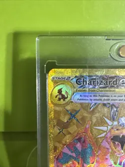 Charizard Pokemon Obsidian Flames EX Gold Hyper Card 228/197! PERFECT CENTERING! - Image 4