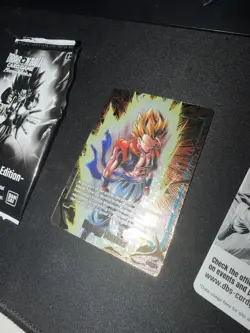 Dragon Ball Super Card Game Anniversary Gold Energy Marker E-129 Gogeta bandai - Image 5