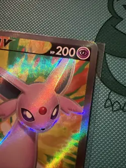 Espeon V SR 080/069 S6a Eevee Heroes Korean Pokemon Card - Image 4