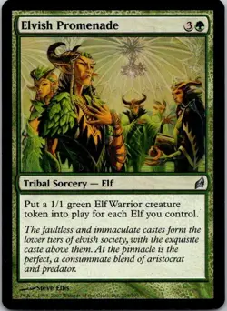 MTG Magic The Gathering Elvish Promenade Lorwyn Played See Scan A - Image 1