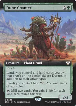 Dune Chanter (Extended Art) Commander: Outlaws of Thunder Junction Regular - Image 1
