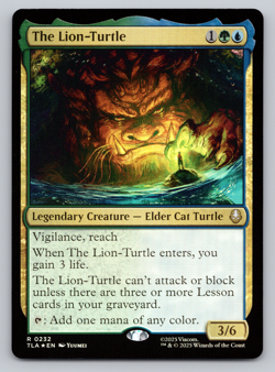 The Lion Turtle FOIL- MTG Avatar: The Last Airbender TLA - Image 1