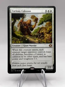 Curious Colossus 0012 Lorwyn Eclipsed ECL MTG NM - Image 1