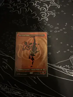 Fire Lord Zuko (Borderless) (Neon Ink Foil) Avatar: The Last Airbender Foil - Image 1