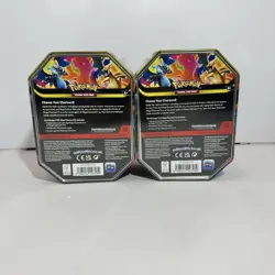 Pokemon Mega Charizard X & Y EX Tins Sealed SET OF 2 Ascended Heroes - Image 2