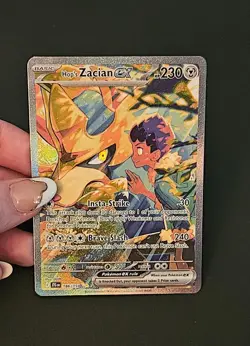 Pokemon Hop’s Zacian ex SIR 186/159 Journey Together Special Illustration Rare - Image 1