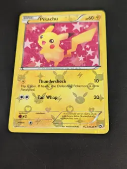 Pikachu RC7/RC25 Legendary Treasures Radiant Collection Holo NM/LP - Image 1