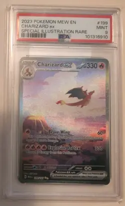 Pokemon PSA 9 Charizard EX Special Illustration Rare 199/165 Scarlet Violet 151 - Image 3
