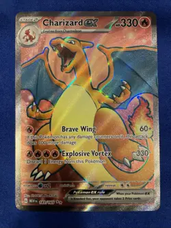 Charizard ex 183/165 Pokemon TCG Scarlet & Violet 151 Ultra Rare Full Art NM - Image 1