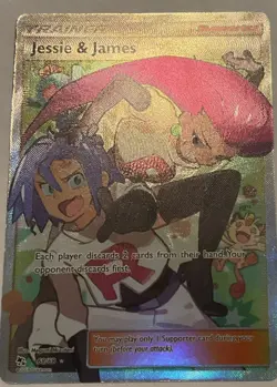 Pokemon Hidden Fates Trainer Jessie and James 68/68 Ultra Rare Full Art - Image 1