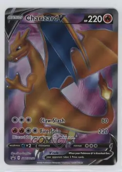 Charizard V (2020 Champions Path) Pokemon Sword & Shield Black Star #SWSH050 - Image 1