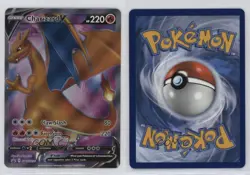 Charizard V (2020 Champions Path) Pokemon Sword & Shield Black Star #SWSH050 - Image 3