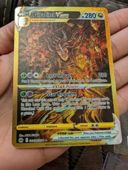 2023 Pokemon Giratina VSTAR GG69/GG70 Crown Zenith Galarian Gallery Gold - Image 1