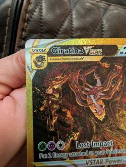 2023 Pokemon Giratina VSTAR GG69/GG70 Crown Zenith Galarian Gallery Gold - Image 4