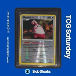 2007 POKEMON DIAMOND & PEARL MYSTERIOUS TREASURES HAPPINY PROMOS REVERSE HOLO - Image 1