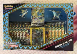 Pokemon Crown Zenith Shiny Zacian & Zamazenta Premium Figure Collection Box (2) - Image 2