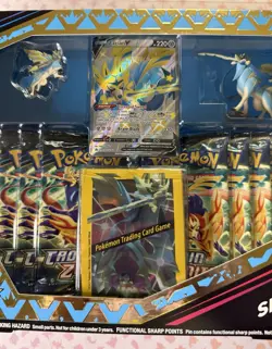 Pokemon Crown Zenith Shiny Zacian & Zamazenta Premium Figure Collection Box (2) - Image 4