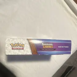 Pokemon Shining Legends Mewtwo Pin Collection Box Promo Booster - Image 3