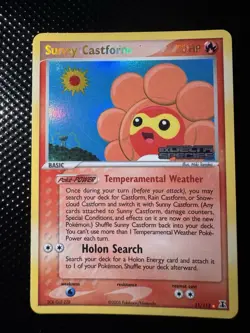 Pokemon Card - Sunny Castform Delta Species 31/113 Rare Reverse Holo Stamped - Image 1