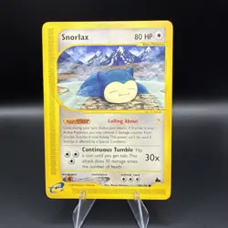 Snorlax E-Reader 100/144 Skyridge Non-Holo Pokemon TCG - LP - Image 1