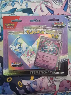 Pokemon TCG Scarlet Violet Prismatic Evolutions Tech Sticker Collection Sylveon - Image 1