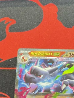 Mega Charizard X EX 013/094 Pokemon Phantasmal Flames Holo English Near Mint #2 - Image 3
