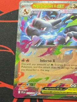 Mega Charizard X EX 013/094 Pokemon Phantasmal Flames Holo English Near Mint #2 - Image 5