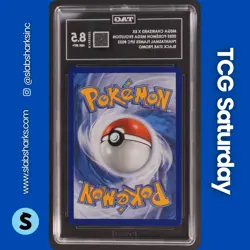 2025 POKEMON PHANTASMAL FLAMES BLACK STAR PROMO #023 MEGA CHARIZARD X EX TAG 8.5 - Image 2
