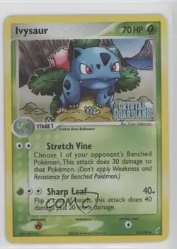 Ivysaur (Crystal Guardians Stamp) Pokemon EX #35 2006 - Image 1