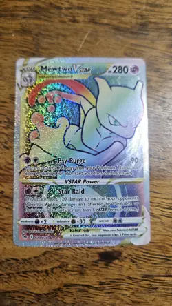 *BEAUTIFUL CONDITION* MEWTWO VSTAR 2022 Pokemon Go Full Art Secret Rare - Image 1